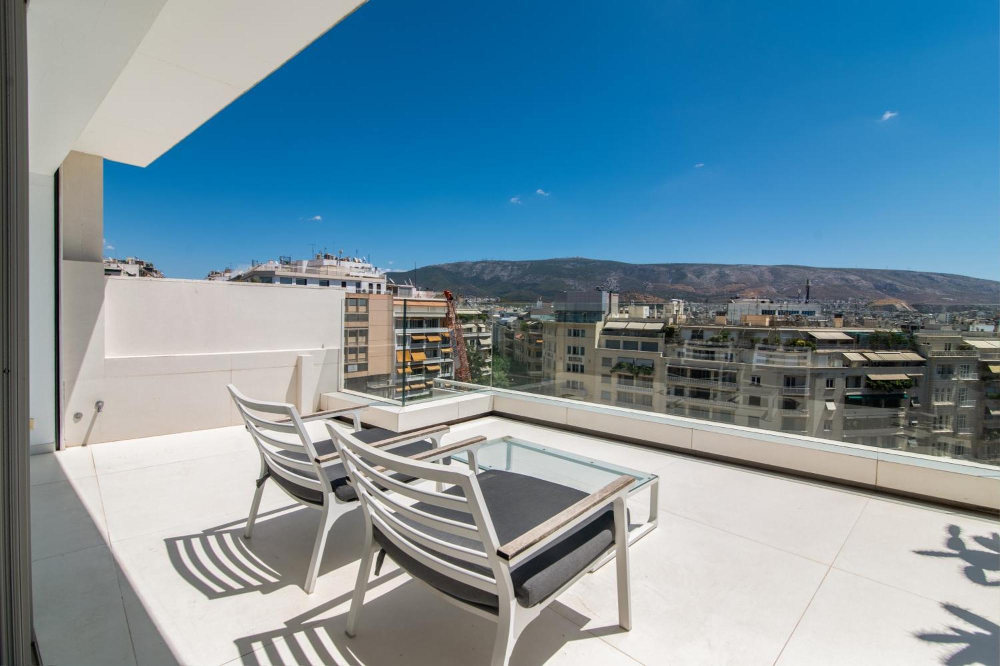 Kolonaki Square Panorama Penthouse Lägenhet Aten Exteriör bild